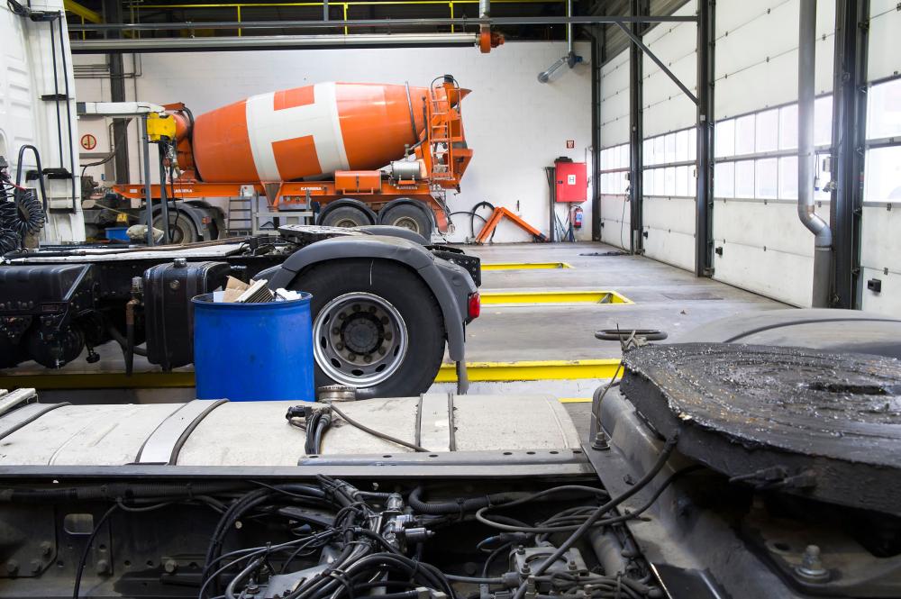 Garage poids lourds